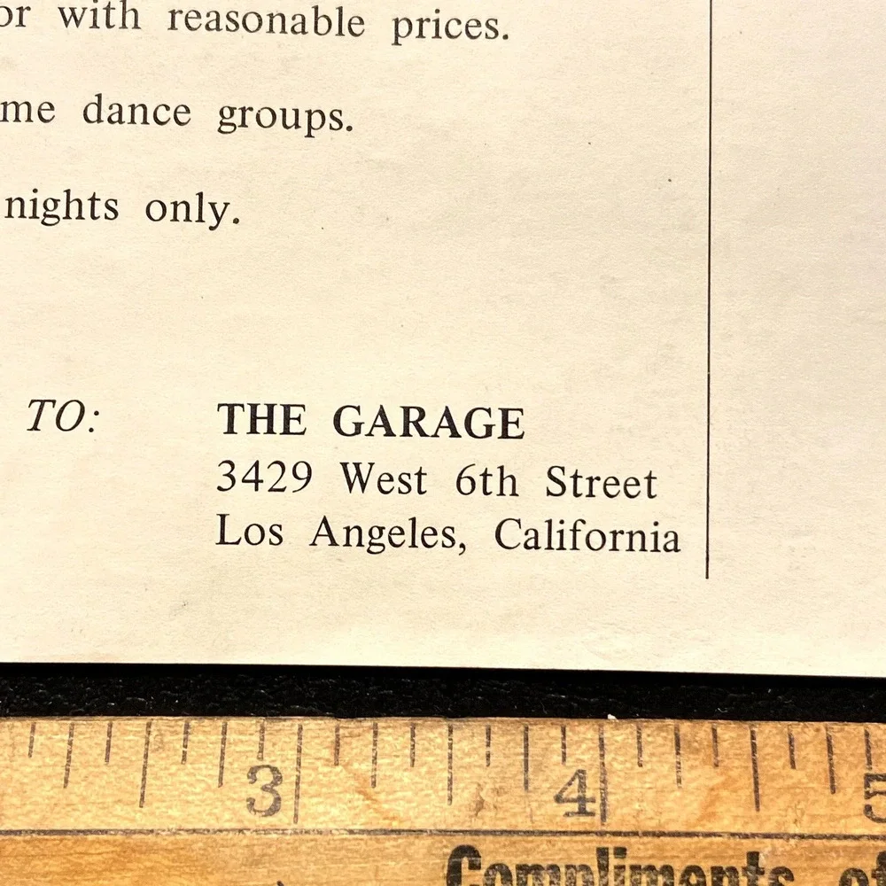 Psychedelic Vintage Hippie The Raven Brothers THE GARAGE LA Promotional HTF RARE